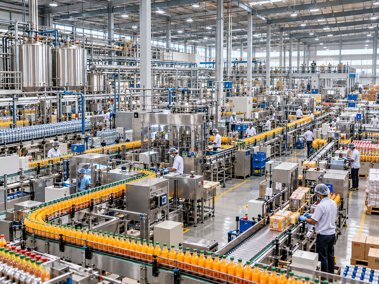 Food and beverage process water systems