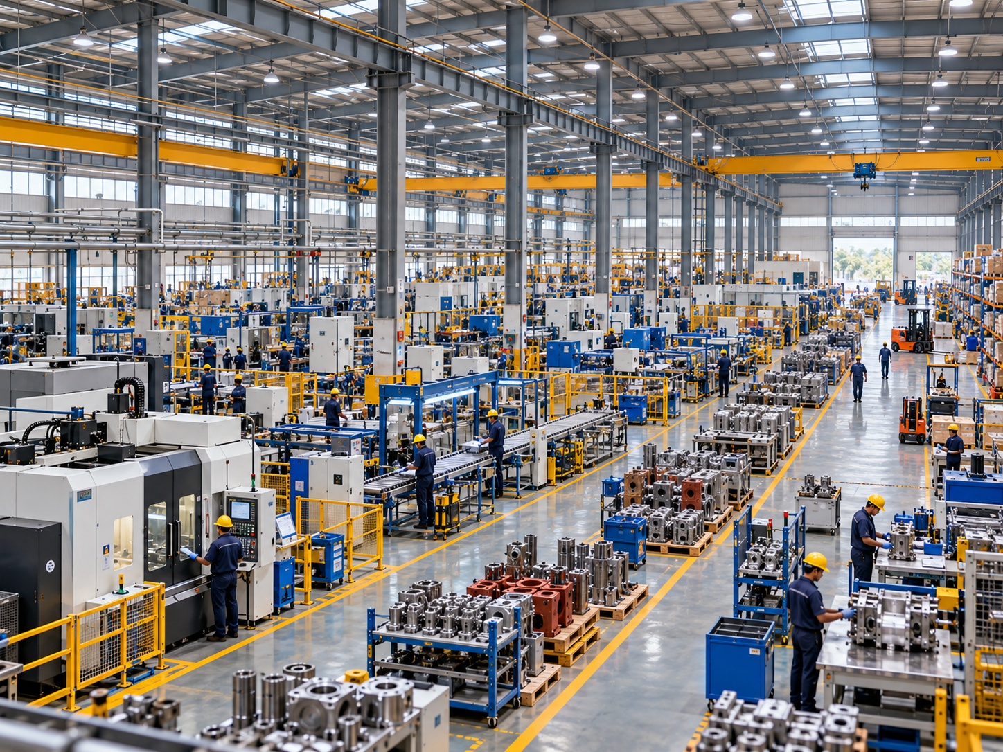Manufacturing industries treatment plants